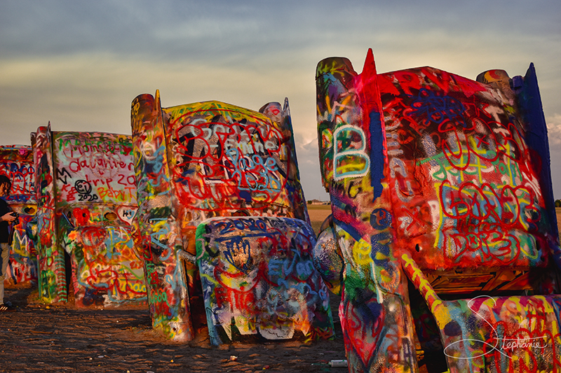 Cadillac Ranch, Amarillo, Texas.