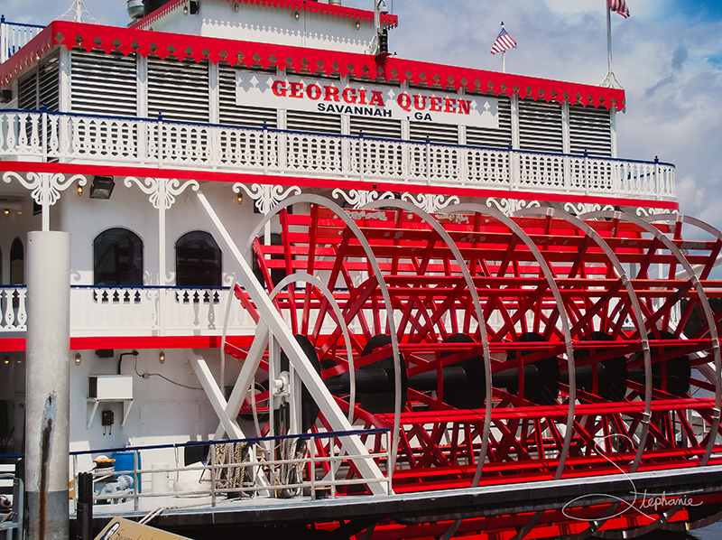 The Georgia Queen in Savannah Georgia.